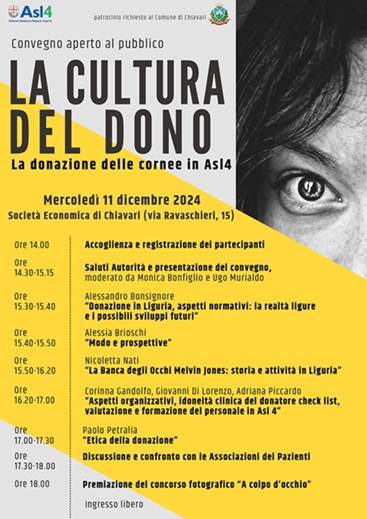 Locandina La cultura del dono